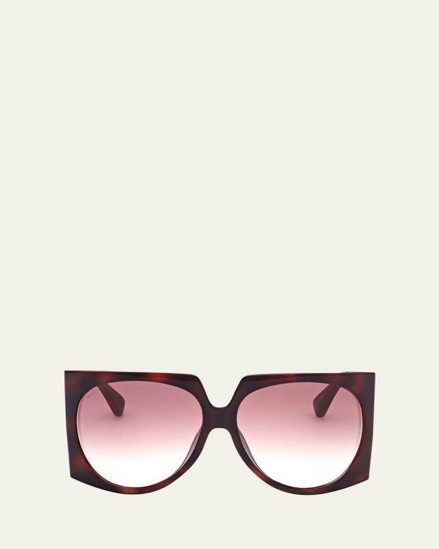 Anne Square Injection Plastic Sunglasses